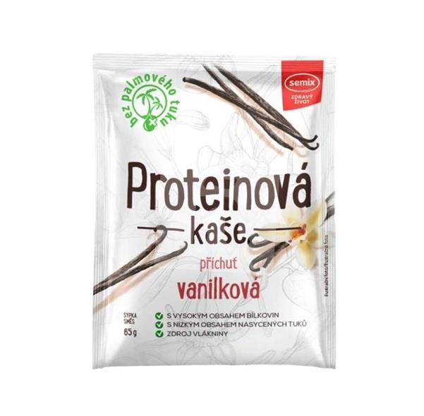 Kaša proteínová vanilka 65g Semix
