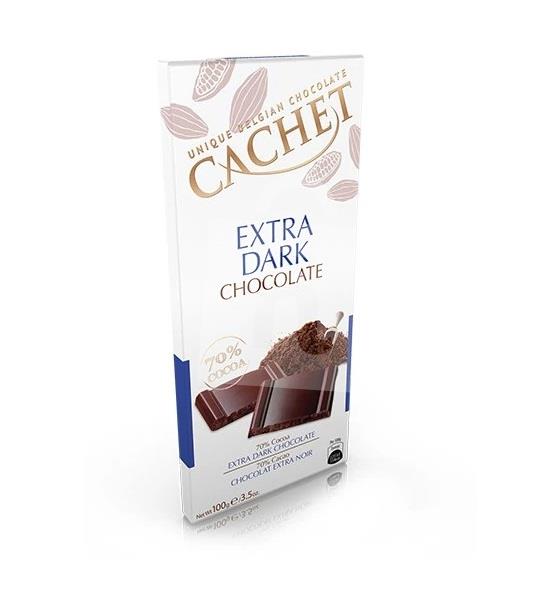 Čokoláda extra horká 70% 100g CACHET