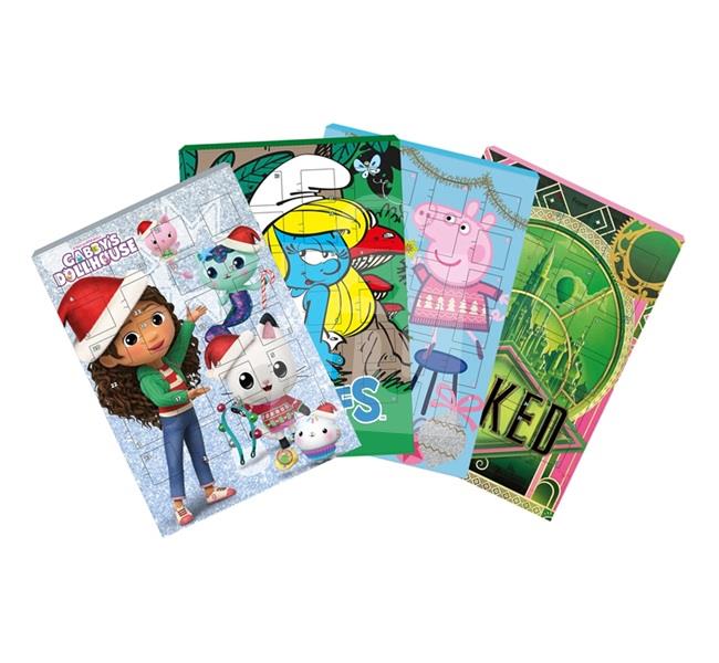Adventný kalendár Pink License mix 75g Nickelodeon