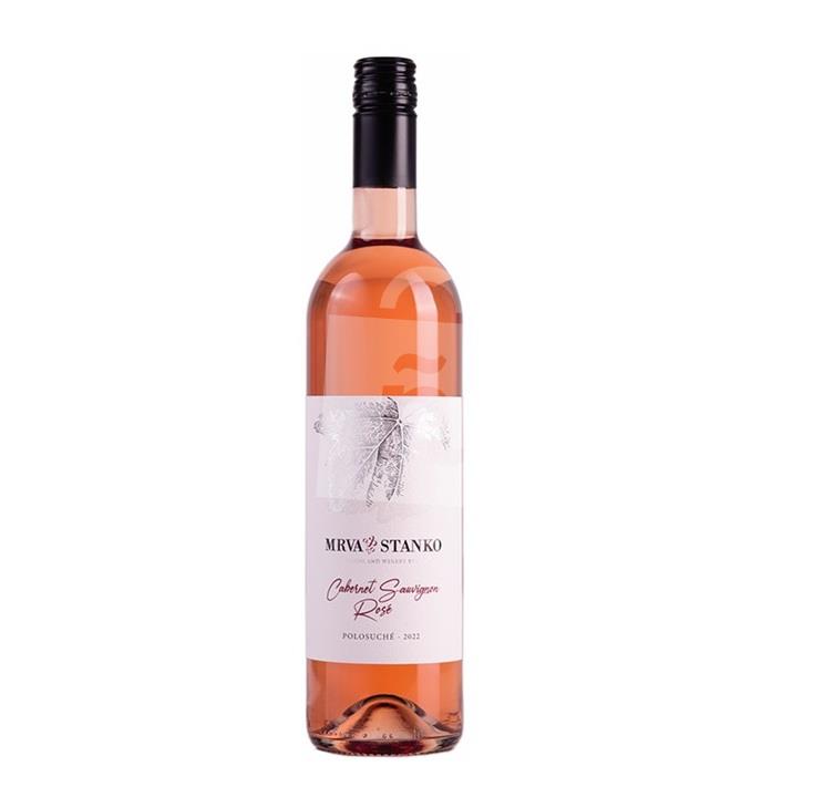 Cabernet Sauvignon rosé 2024 akostné víno ružové polosuché 0,75l MRVA & STANKO