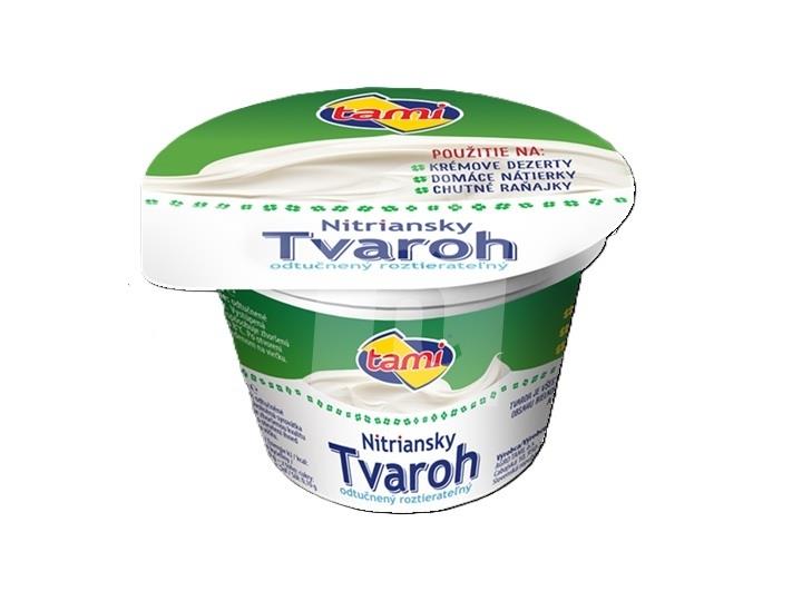 Tvaroh Nitriansky odtučnený roztierateľný 250g Tami