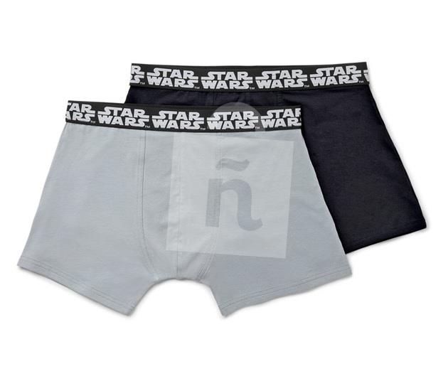 Boxerky pánske Star Wars čierne, sivé 5/M 2ks Tchibo