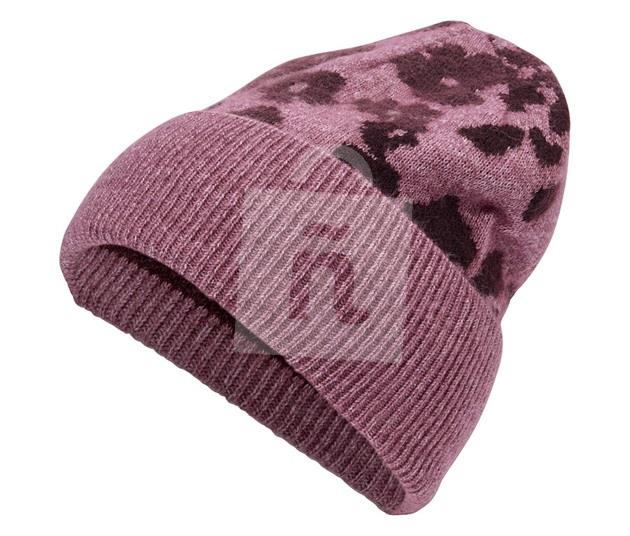 Čiapka dámska pletená ružová a červená bordeaux Tchibo