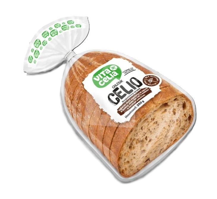 Chlieb Celio bezglutenový krájaný, balený 250g Vitacelia