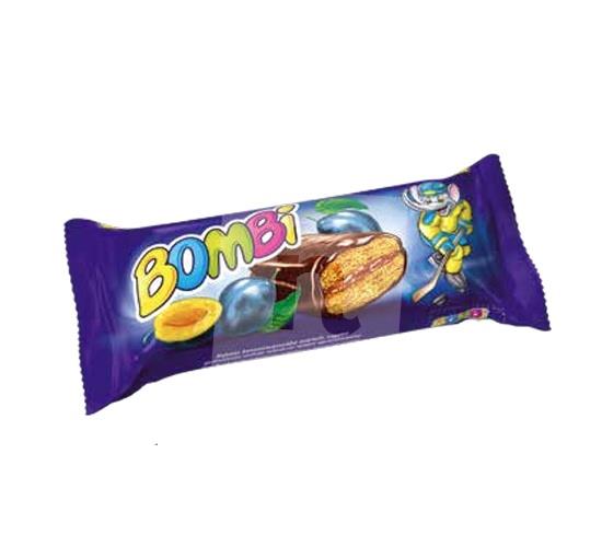 Perník v kakaovej poleve slivkový 50g Bombi