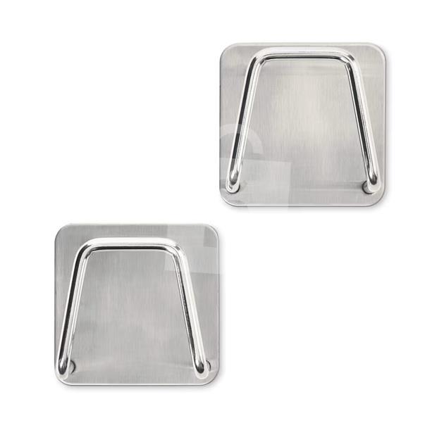 Držiak na hubku samolepiaci strieborný 2ks Tchibo