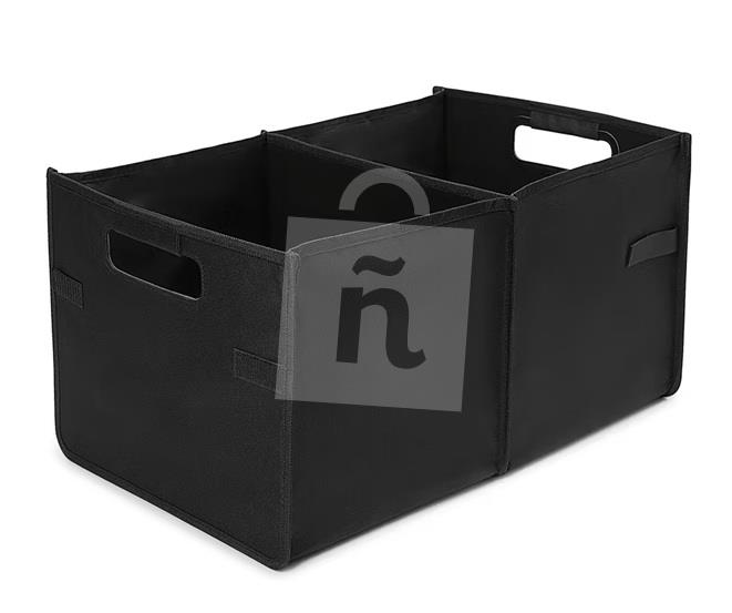Box skladací do auta 2 priehradky čierny Tchibo