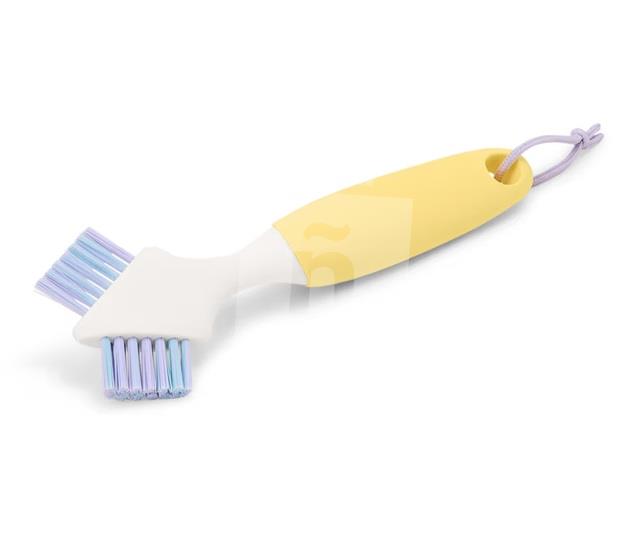 Kefa na čistenie škár mäkká/tvrdá žlto-fialovo, tyrkysová Tchibo