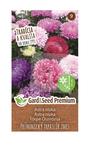 Semená Astra nízka Prúhonický trpaslík zmes 0,4g Gard&Seed Premium