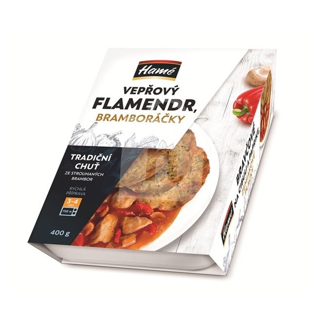 Hotové jedlo Bravčový flamender zemiakové placky 400g Hamé