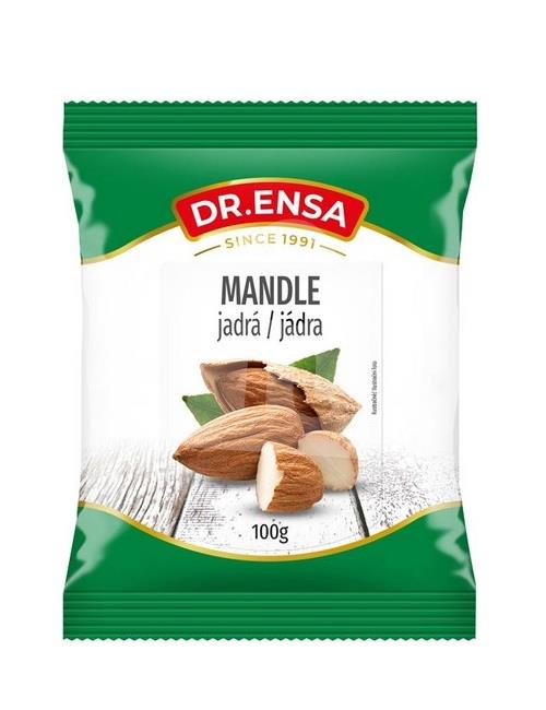 Mandle jadrá nelúpané 100g Dr. Ensa